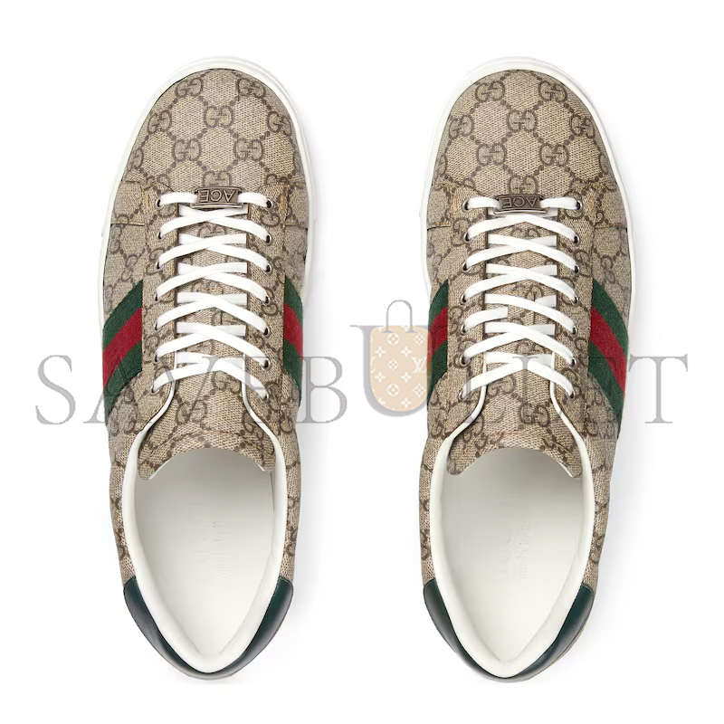GUCCI MEN'S GUCCI ACE TRAINER WITH WEB 760775 GUCCI MEN'S GUCCI ACE TRAINER WITH WEB 760775